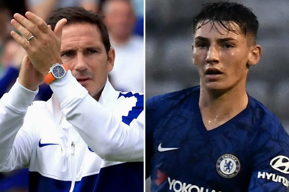Frank Lampard has been identified in notable events of Billy Gilmour's early life to date.