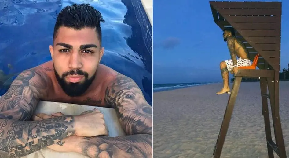 Gabriel Barbosa loves swimming and spending time at Beaches.