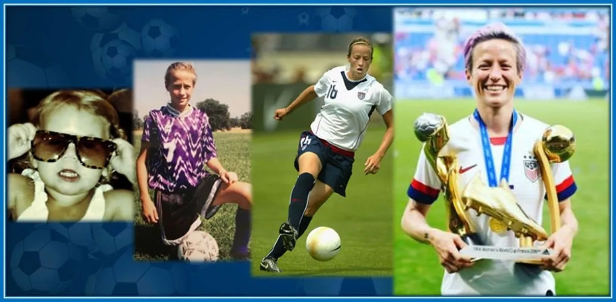 Behold Megan Rapinoe's Biography- From her early years to the world champion in female soccer.