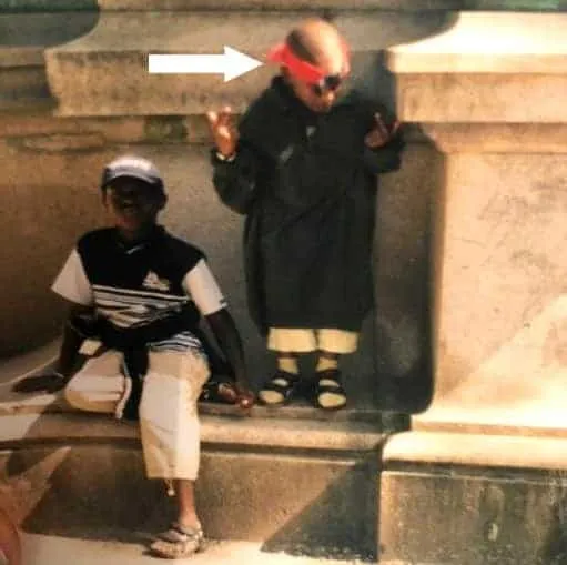 Allan Saint-Maximin's love for headbands is not new. His childhood photo says it all.