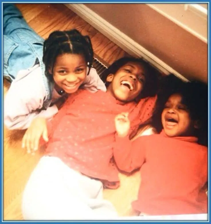 Nichelle Prince (left) and her sisters Christine (middle) and Kendra (right).