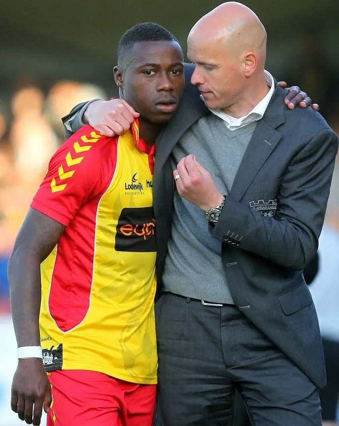 The Money Wolf and Erik ten Hag worked together for a season at Go Ahead Eagles.