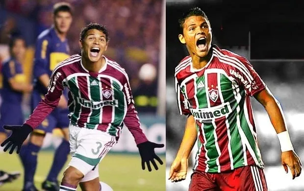 Behold a rising star at Fluminense: Thiago Silva's exceptional performances earn him the admiration of the club's supporters.