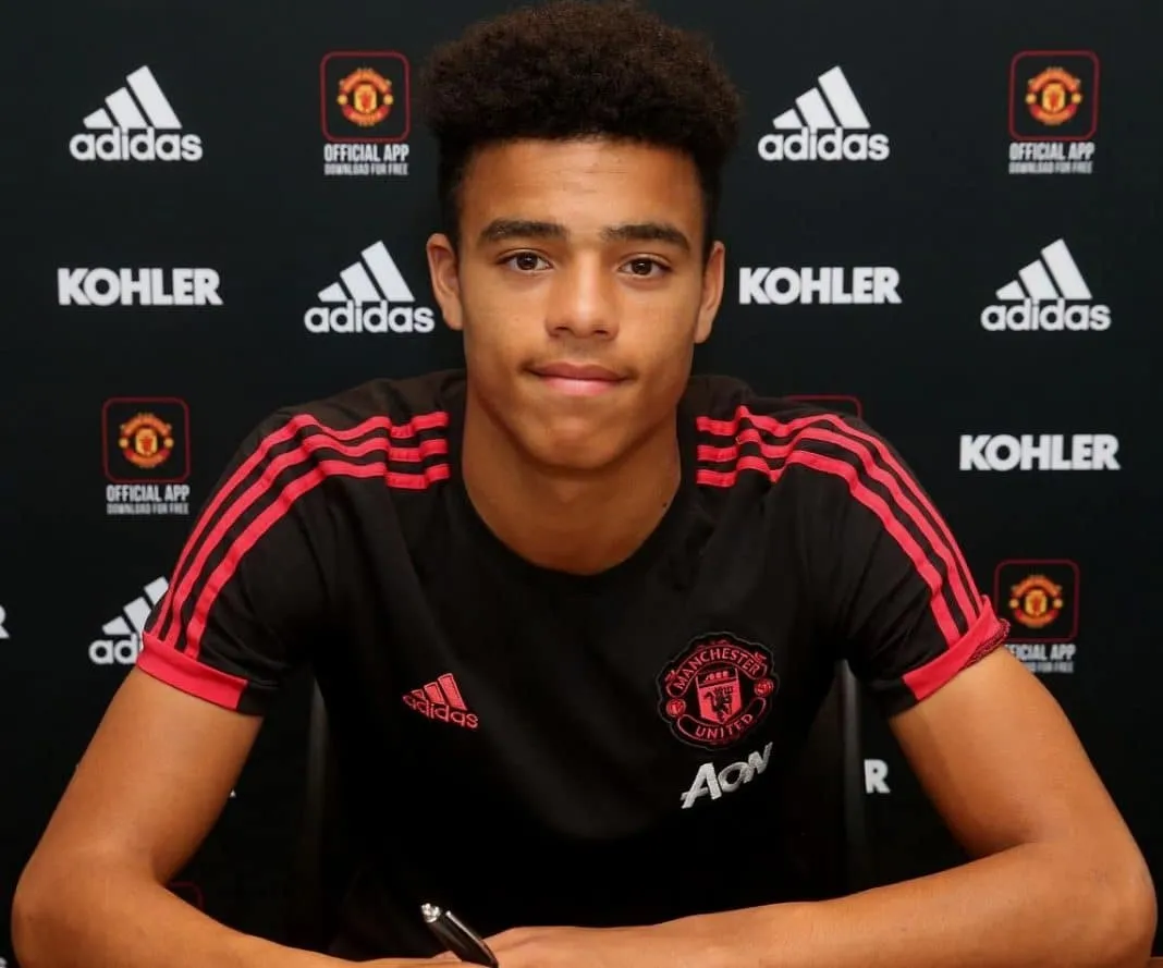 Mason Greenwood signed his first professional contract with Manchester United on the 2nd of October 2018.