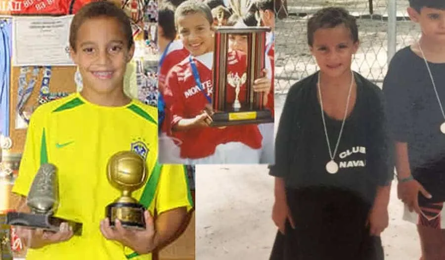 Rodrigo Moreno with his early trophies and honours as a kid footballer. He was one of the best kid in the academy.