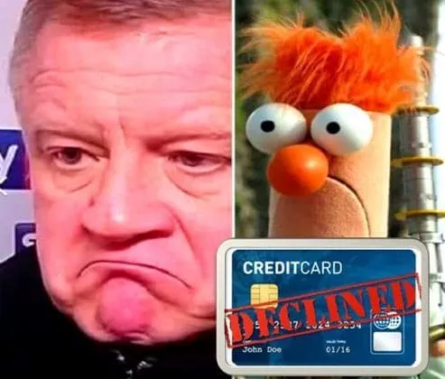 Chris Wilder had his card payment declined when he was owed three months' salary.