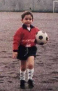 Young Leonardo Bonucci in his early years.