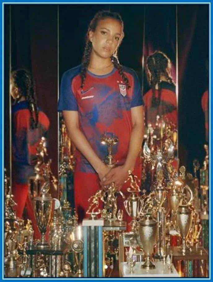 Winning Trophies has been part of the young Pugh's career.