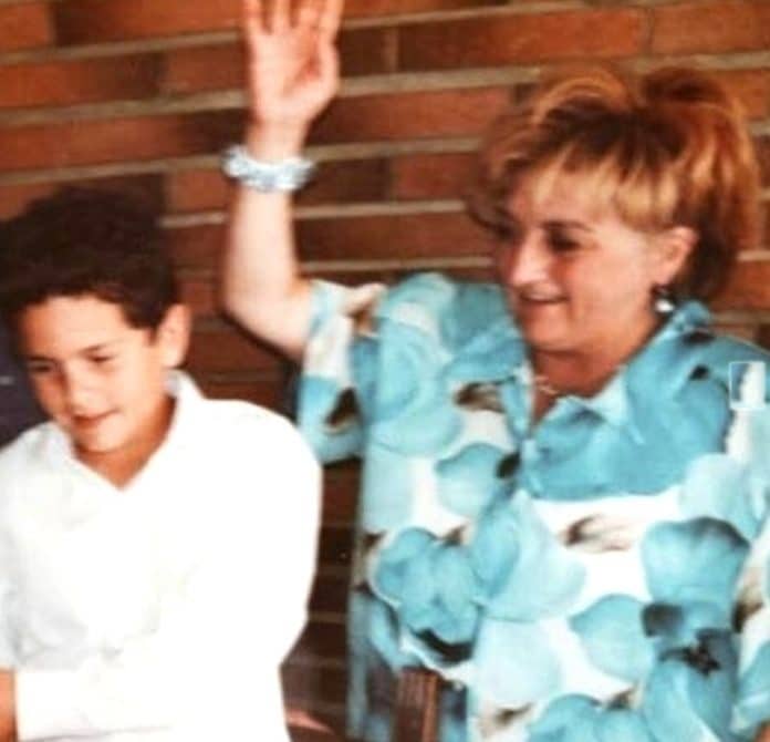 Young Koke having a nice time with his Mother.