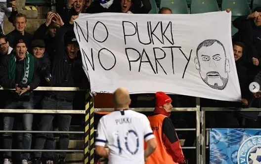 Fan Loyalty to Teemu Pukki in their words - No Pukki No Party.