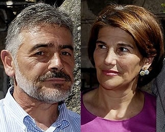 Iker Casillas parents Jose and Maria.