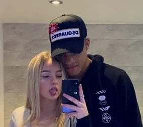 Mason Greenwood with his little-known girlfriend. Image Credit: Instagram.