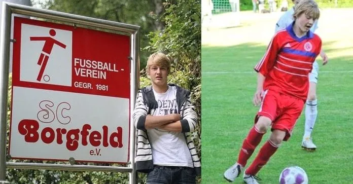 Young Julian Brandt, before he became famous.