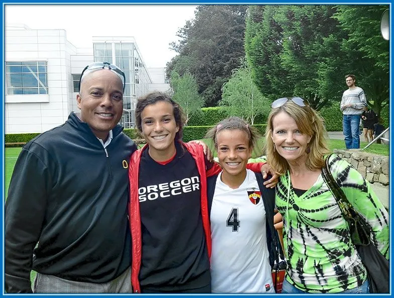 Meet the Pugh Family with their two athletic daughters.