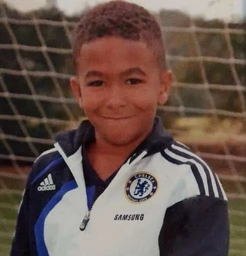8-Year-old Reece James at Chelsea academy. Image credit: Instagram.