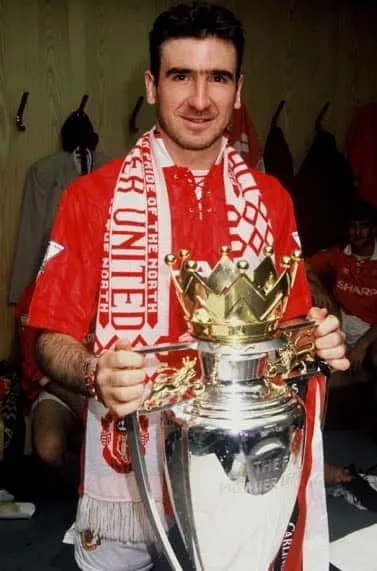 Eric Cantona helped Manchester United win the Premier League title in 1993.
