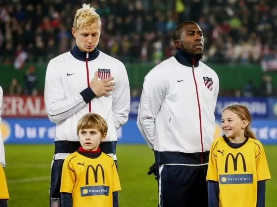Jozy Altidore's unique pose during the U.S. national anthem has drawn criticism, but his dedication to soccer remains steadfast.