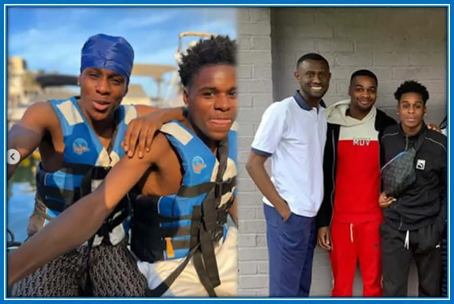 Behold Jeremie Frimpong's Brothers (Wesley, Aaron and Jeffrey).