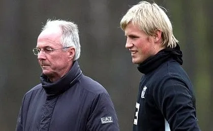 Sven Goran Eriksson helped Kasper Schmeichel secure his spot at Leicester after the pair worked together at Notts County.