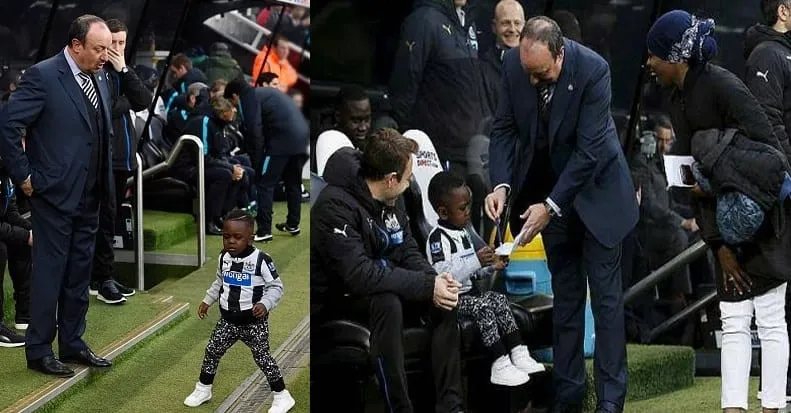 Once upon a time, Rafa Benitez became super friendly to Sissoko's son.