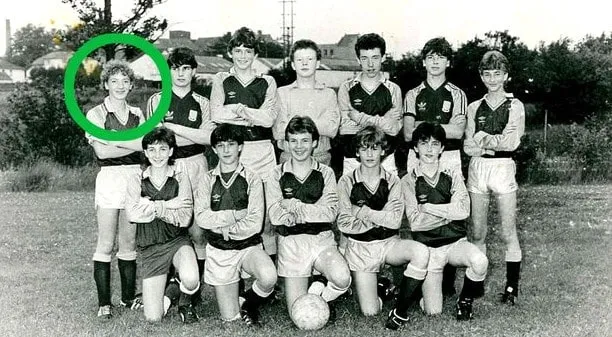 Brendan Rodgers Early Years with his Schoolboy Team.