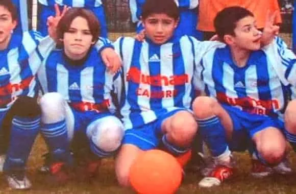 Young Nabil Fekir in his early career years.
