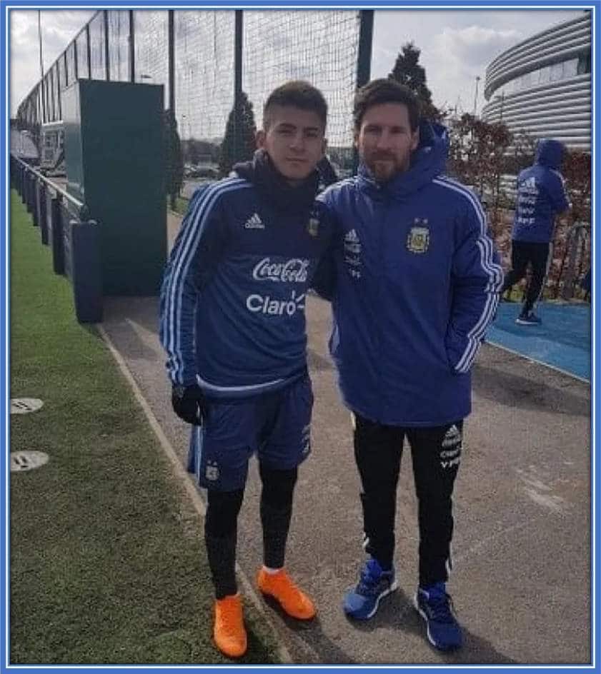 On this day, the boy from Fuerte Apache met the Legendary Lionel Messi.