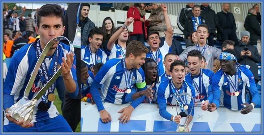 He was part of the Golden Generation of FC Porto youth who defeated Chelsea youth in the final.