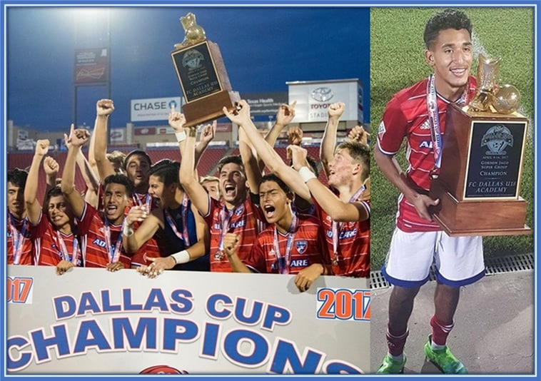This is perhaps the most significant achievement of his FC Dallas Academy career.