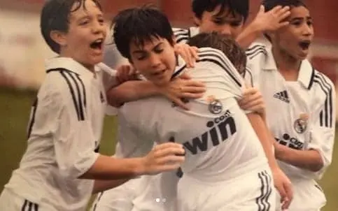 Can you spot Achraf enjoying his time at Real Madrid's academy?.