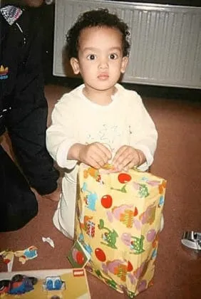 Young Theo Walcott once showcased his skill in arts and crafts.