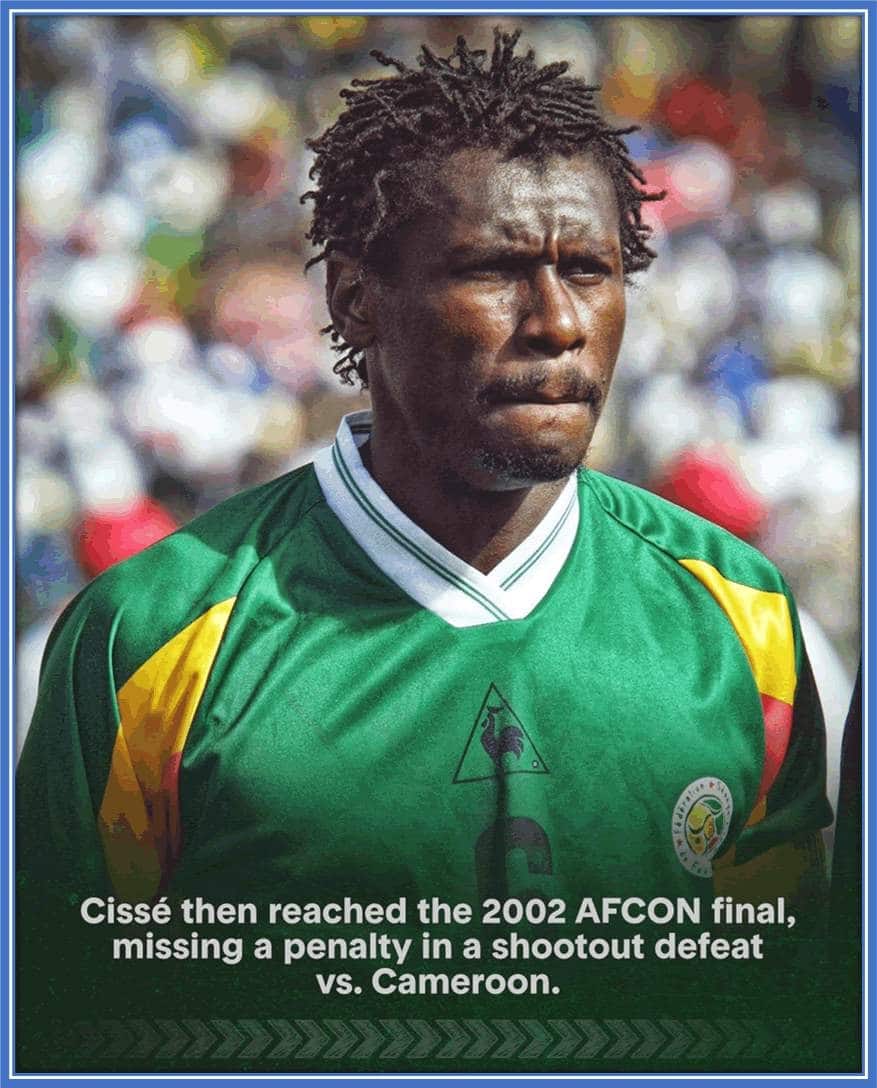 The first Senegal Captain to make the 2002 Africa Cup of Nations final.
