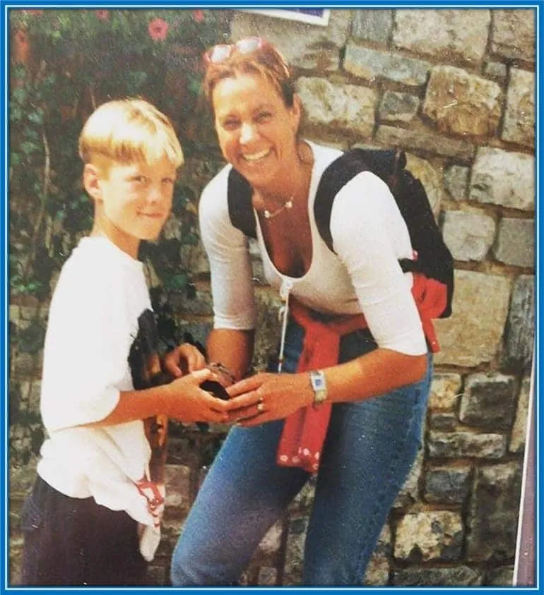 Astrid Weghorst with Wout - in his Childhood Years.
