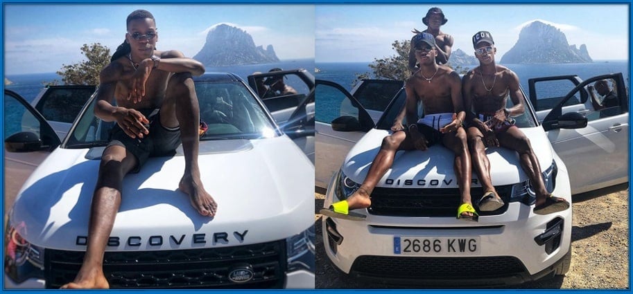 Ilaix Moriba's car is spotless. There is nothing like football monies.
