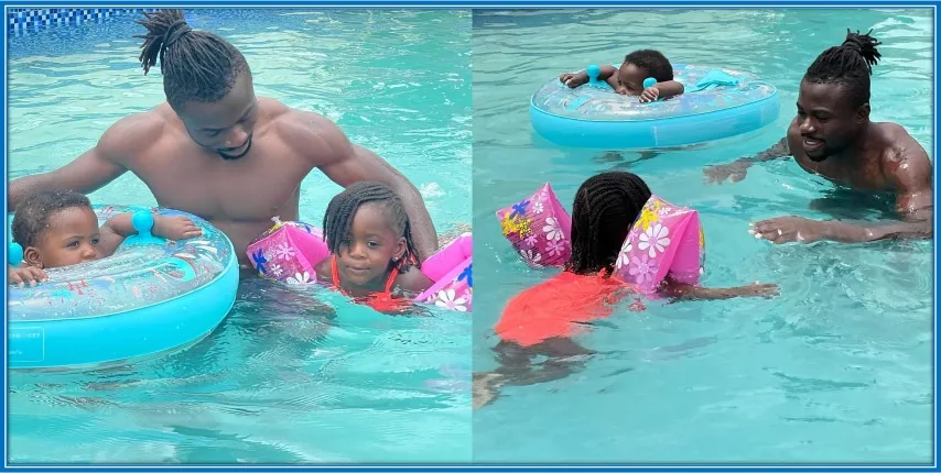 Introducing his daughters to swimming at a young age, this dedicated Dad prioritizes their health and wellness.