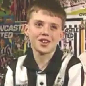 This is young Michael Carrick during his boyhood years.