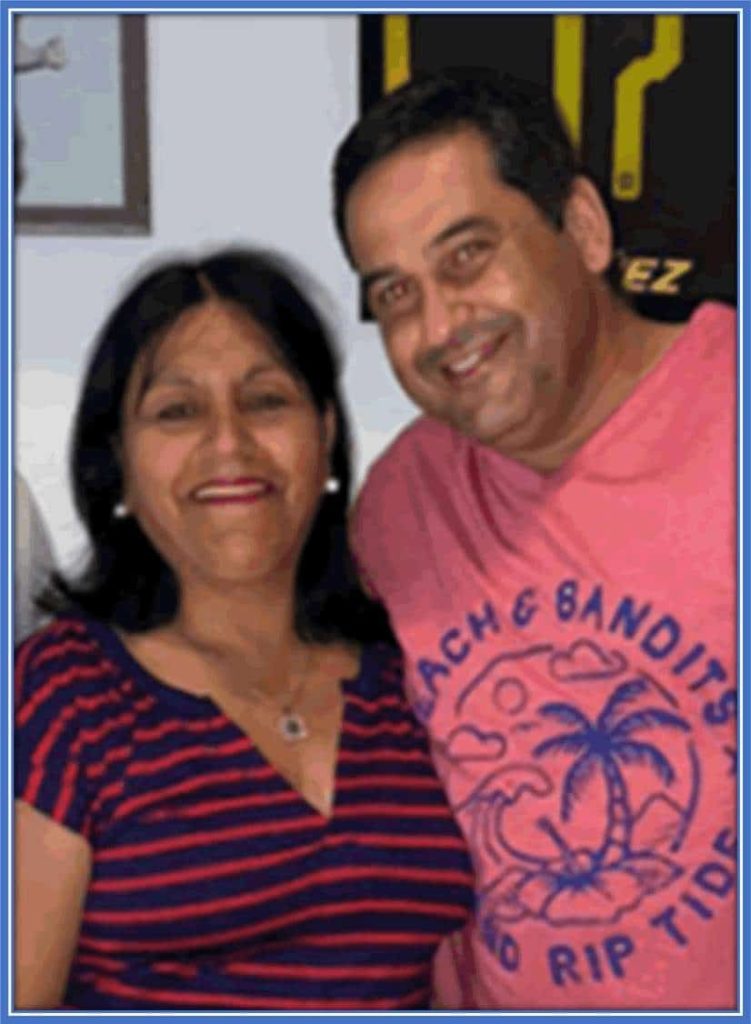Meet Facundo Torress Parents - his Mum (Gladys Perez) and dad (Jorge Torres).