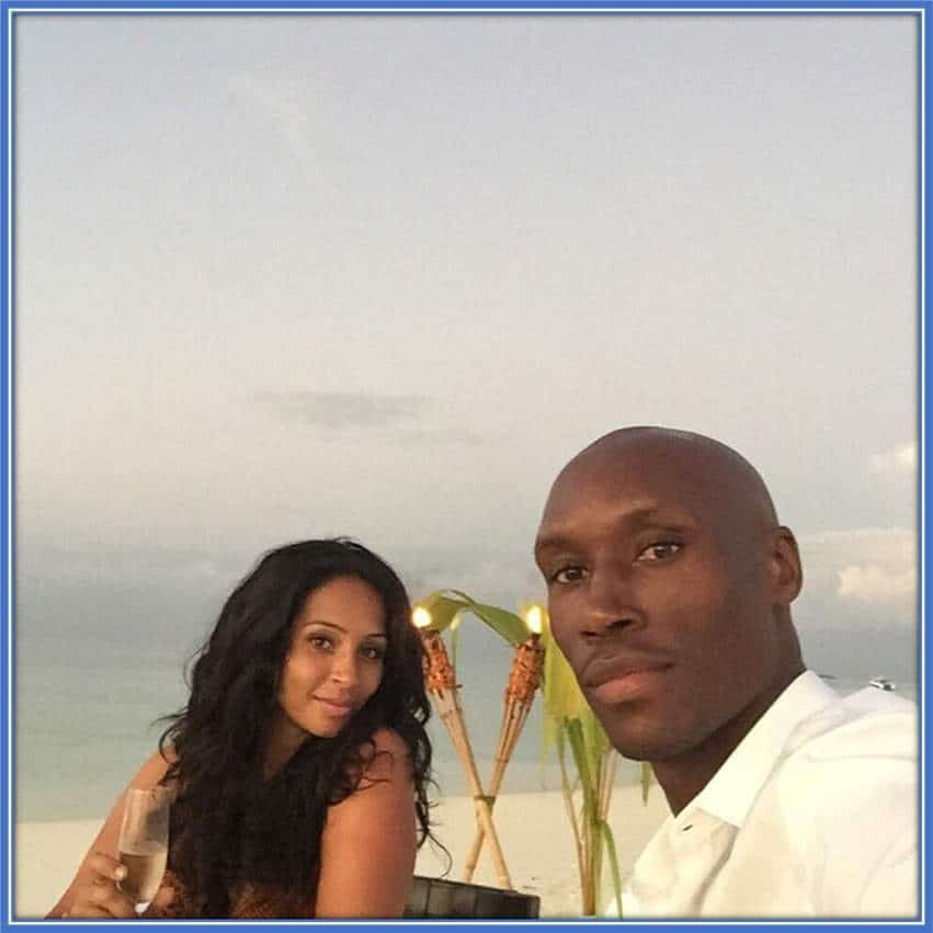 "This Vaycay with my queen," as Atiba once called it. Sarah and her husband once enjoyed a great time together in the Maldives.