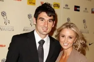 Introducing Natalie Peacock. She is Mile Jedinak's Wife.