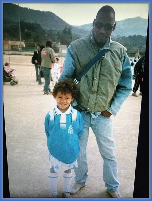 His ever-supportive Dad valued and nurtured his early quest to become a professional footballer.