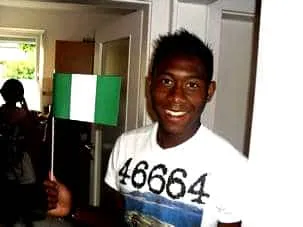 David Alaba never hides his support for Nigeria.
