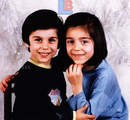 Young Henrikh (left) and Monika (right)