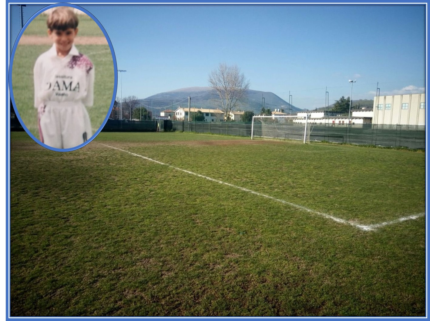 Behold the pitch where he had his humble beginning. It thus brings back memories for Leonardo