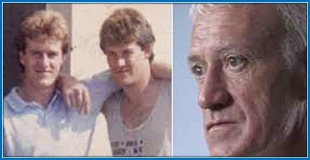 This is Didier Deschamps Brother, Philippe - alongside him - before his death in 1987.