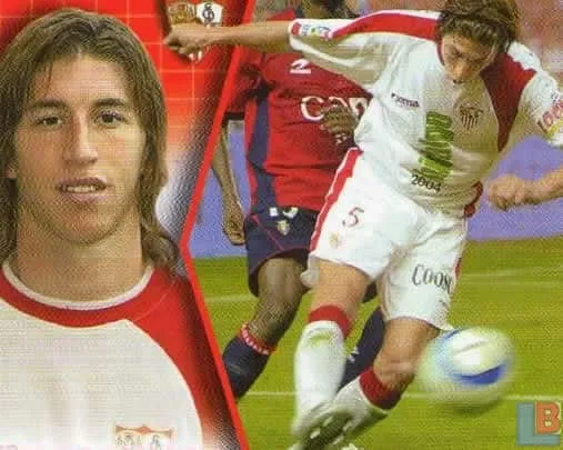 Young Sergio Ramos in his early Sevilla days.