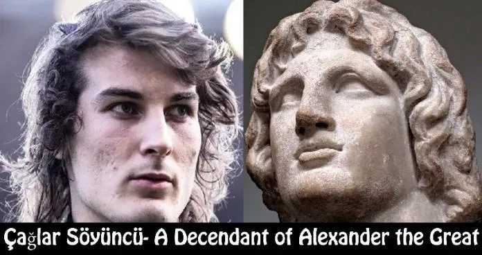 A striking resemblance exists between Caglar Soyuncu and Alexander the Great.