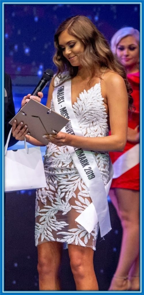 This is Laila Hasanovic, at the Miss Universe beauty pageant.