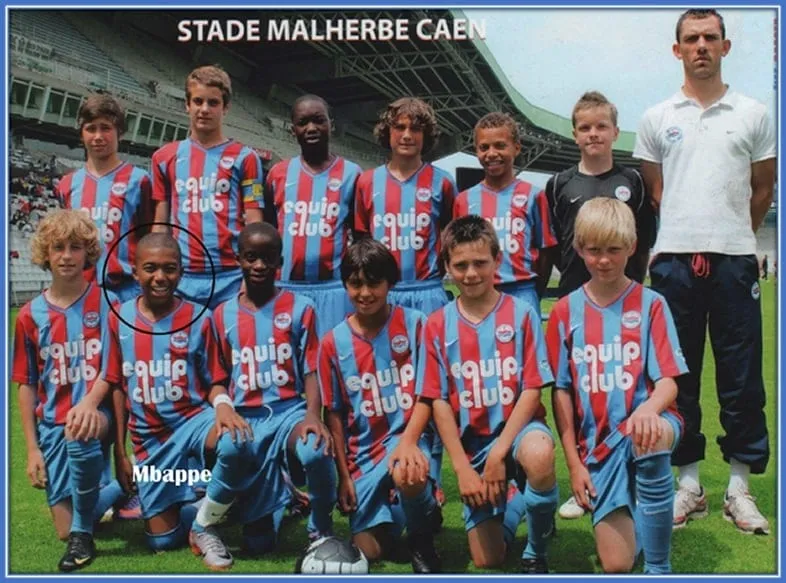 Only big football prospects are allowed to play for the Clairefontaine. Kylian Mbappe was one of those.
