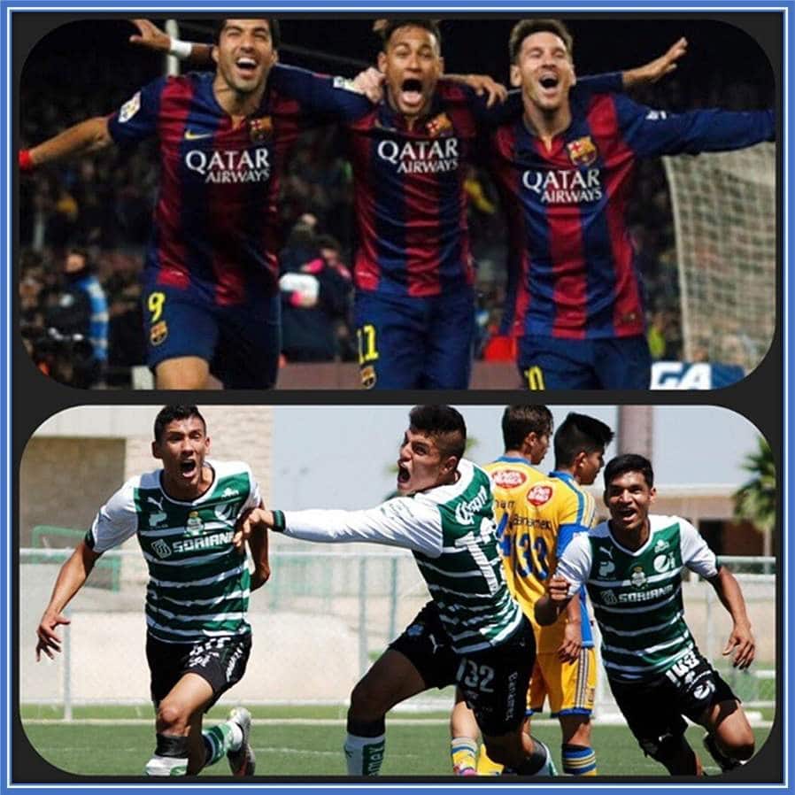 In their local environment, these three Mexican kids replicated the wonders of MSN - Messi, Suarez and Neymar.