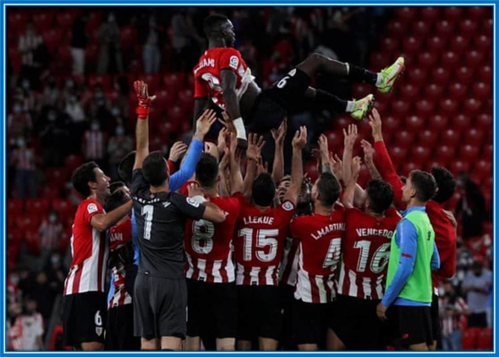 Every Bilbao player and fan love and admire Inaki Williams because of his determination, perseverance, and never-say-die attitude.